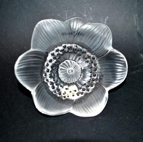 Lalique sculpture fleur - sculpture,