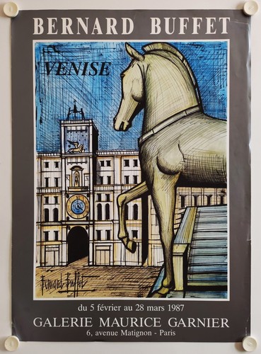 Affiche bernard buffet venise - bernard,