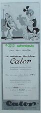 1931 G. LAUVAY ELECTRIC RADIATOR HEATING HEAT ADVERTISEMENT FRENCH AD