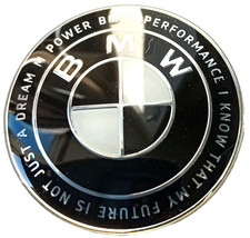 Emblème 45 mm Jantes BMW Logo  Volant RIGIDE Adhésif 45MM