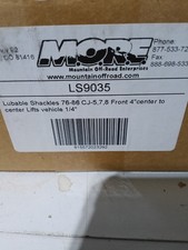 Front And Rear Jeep CJ7 76-86 Leaf Spring Shackles