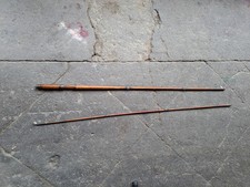 Canne A Pêche Ancienne Lancer De Collection En Bois