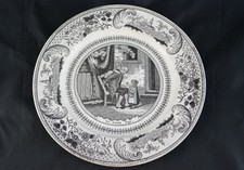 ANCIENNE ASSIETTE GIEN XIX EME