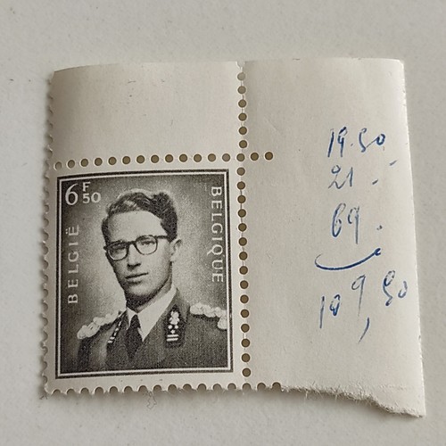 Timbre neuf belgique roi - neuf,