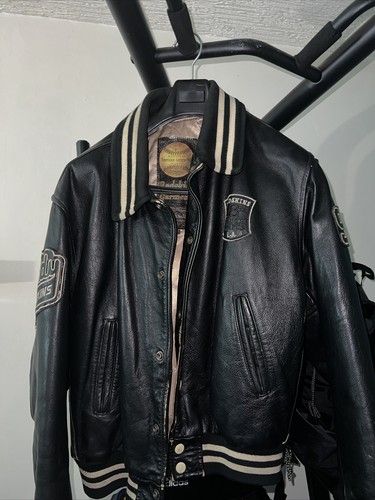 Blouson cuir homme redskins - cuir,
