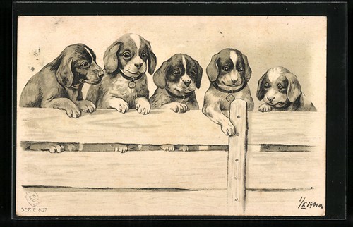 Carte postale artiste - carte,