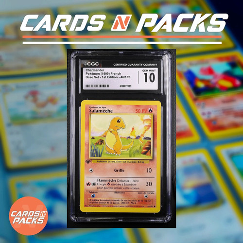 Carte pokemon salamèche - carte,