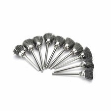 LOT DE 10 BROSSES METALLIQUE