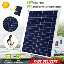 25W 12V Portable Solar Panel