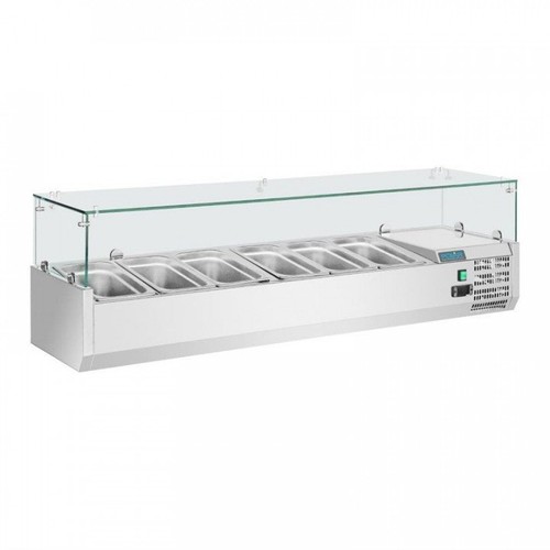 Vitrine inox réfrigérée - , à