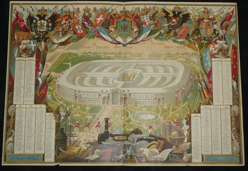 Calendrier 1867 journal des - journal,