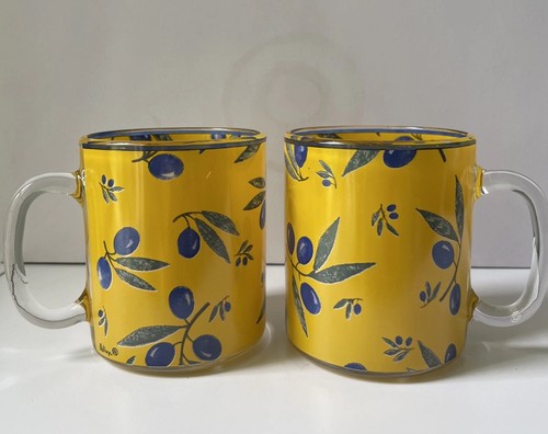 Palluy france glass mugs - palluy,