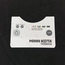 Minn Kota Riptide Terrova BT Autocollant - Batterie Mètre / Power Status