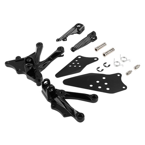 Black front footrest - black,