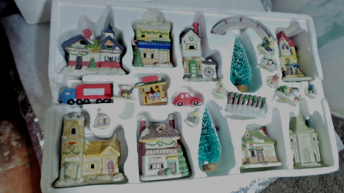 Ancien village noel en - ancien,
