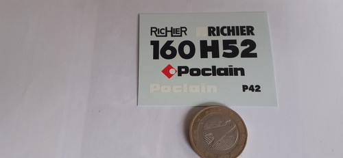 Decalcomanie decals poclain - decalcomanie,
