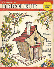 MARS-AVRIL 1969-LE JOURNAL DU BRICOLEUR-PLANS POUR MEUBLE,TABLE PIQUE-NIQUE,CABA