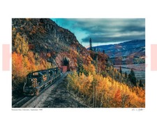 Fall Spendor, Rio Grande on Tennesee Pass, 1989,  16X20" print by Kooistra