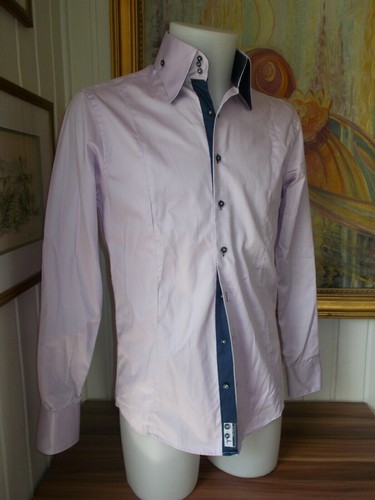 Chemise habillée coton - chemise, mauve