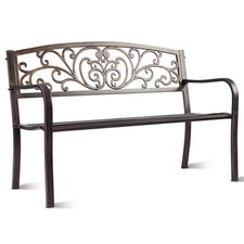 Banc de jardin en fer forgé