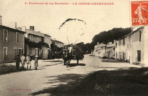 Carte jarne champagné - jarne,