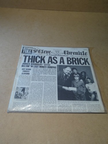 Pochette disque jethro tull - disque,