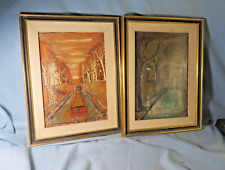 2   originales huiles sur