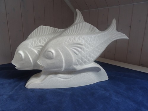 Couple poissons art - art, déco