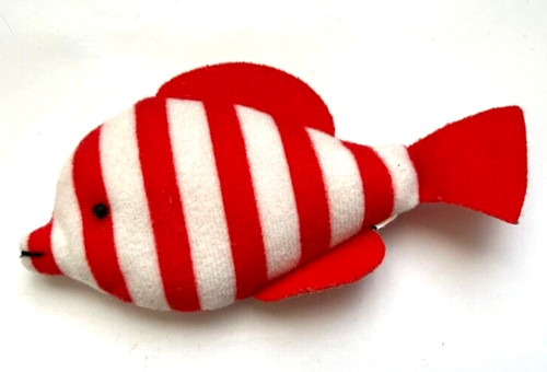 Petit poisson rayé - petit, rouge