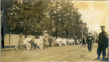 Russia, Sankt Petersburg, Car Race  Vintage silver print. Vintage car  Tirage 