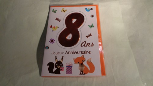 Carte joyeux anniversaire - carte,