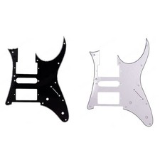 Pickguard guitare électrique blanc/noir parfait pour remplacement humbucker