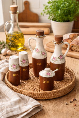 Service huile vinaigre sel