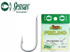 Hameçons Sensas Feeling 3411 nickelé par 15