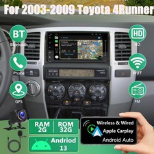 32G FOR 2003-2009 TOYOTA 4RUNNER CARPLAY CAR STEREO RADIO ANDROID13 GPS WIFI NAV