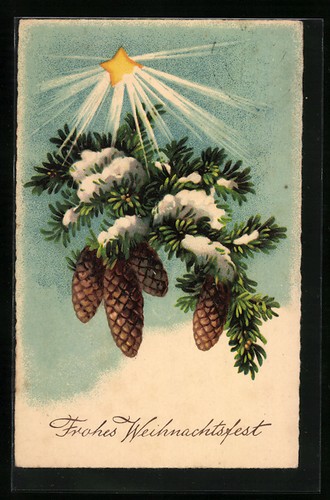 Carte postale joyeux noël - postale,