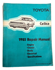 1985 Toyota Celica Repair Manual Service Shop Book OEM Factory Book 85
