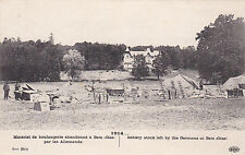 "1914 - Bakery supplies abandoned in Betz (oise) by the Germans"
