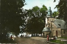 Carte HONFLEUR Chapelle Notre Dame de Grâce au Sommet Côte de Grâce