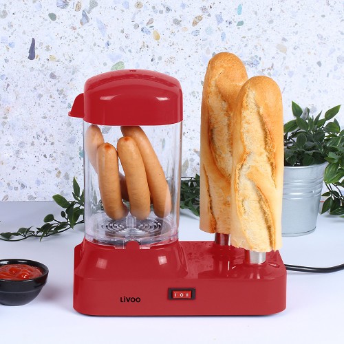 Machine hot dog rouge - rouge, 340w