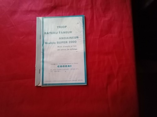 Mode emploi rateau - emploi, faneur