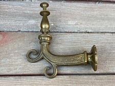 Antique Eastlake Victorian Metal Hall Tree Etagere Furniture Coat Hook