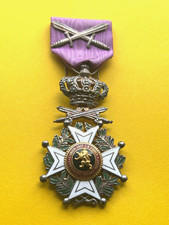 #7222# Order of Leopold Military Title (Pre-1951 Model), Horse Cross