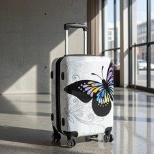 Valise imprimée butterfly