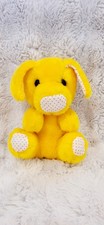 Peluche chien jaune 23 cm