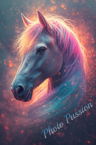Photo cheval élégant - a4,