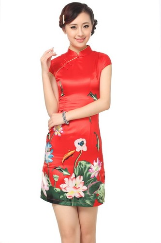 Jolie mini robe chinoise - jolie,