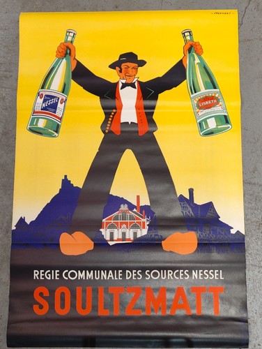 Ancienne affiche publicitaire
