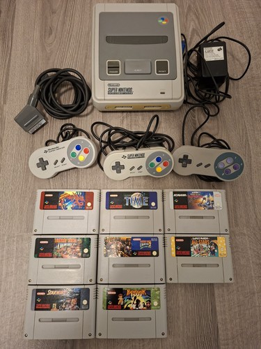 Console super nintendo avec - console,