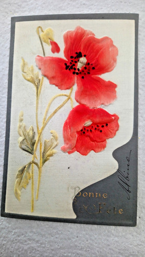 Cpa fantaisie tout en relief - en,